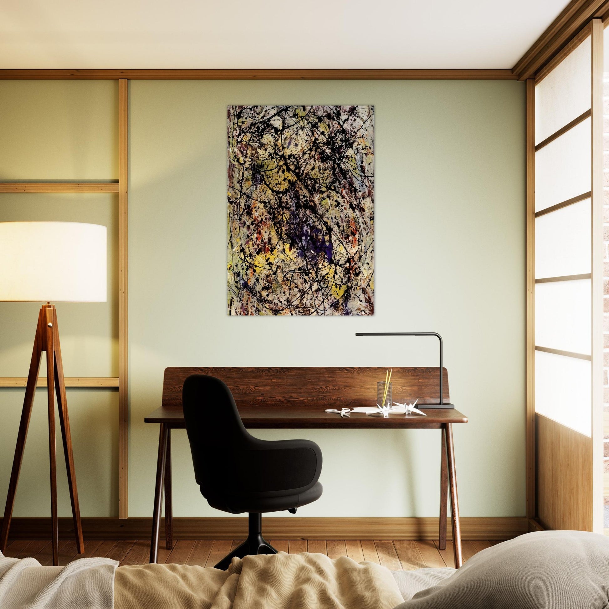 REFLECTIONS OF THE BIG DIPPER 1947 - Jackson Pollock Brushed Aluminum Print - 70x100 cm / 28x40 inches | Jackson Pollock Aluminum Print | Jackson Pollock Prints