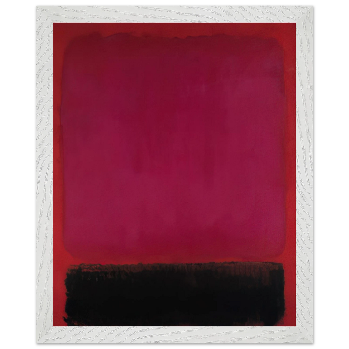 Helen Frankenthaler - Untitled - 1967 Wall art - 60x80 cm / 24x32 inches - Premium Wooden Framed Poster With Fine Art Paper-canvas - Black frame