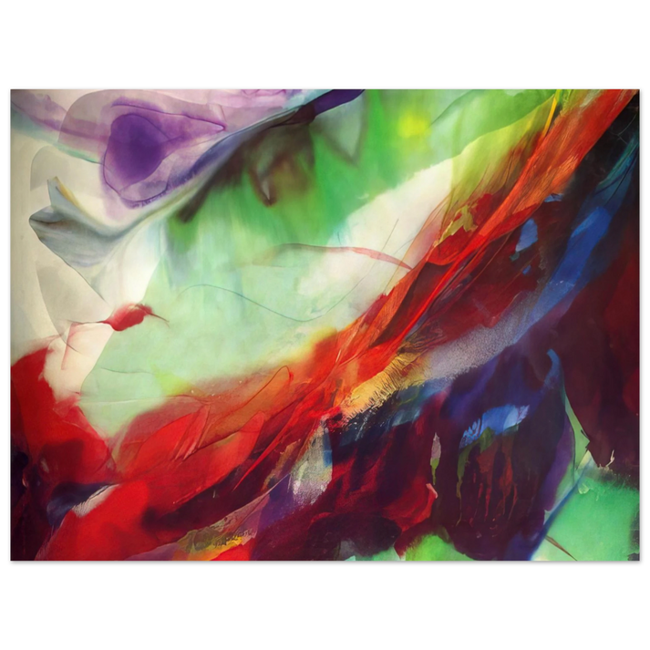Paul Jenkins - Phenomena Sun over the Hour Glass - 1966  75x100 cm / 30x40inches Fine Art Poster