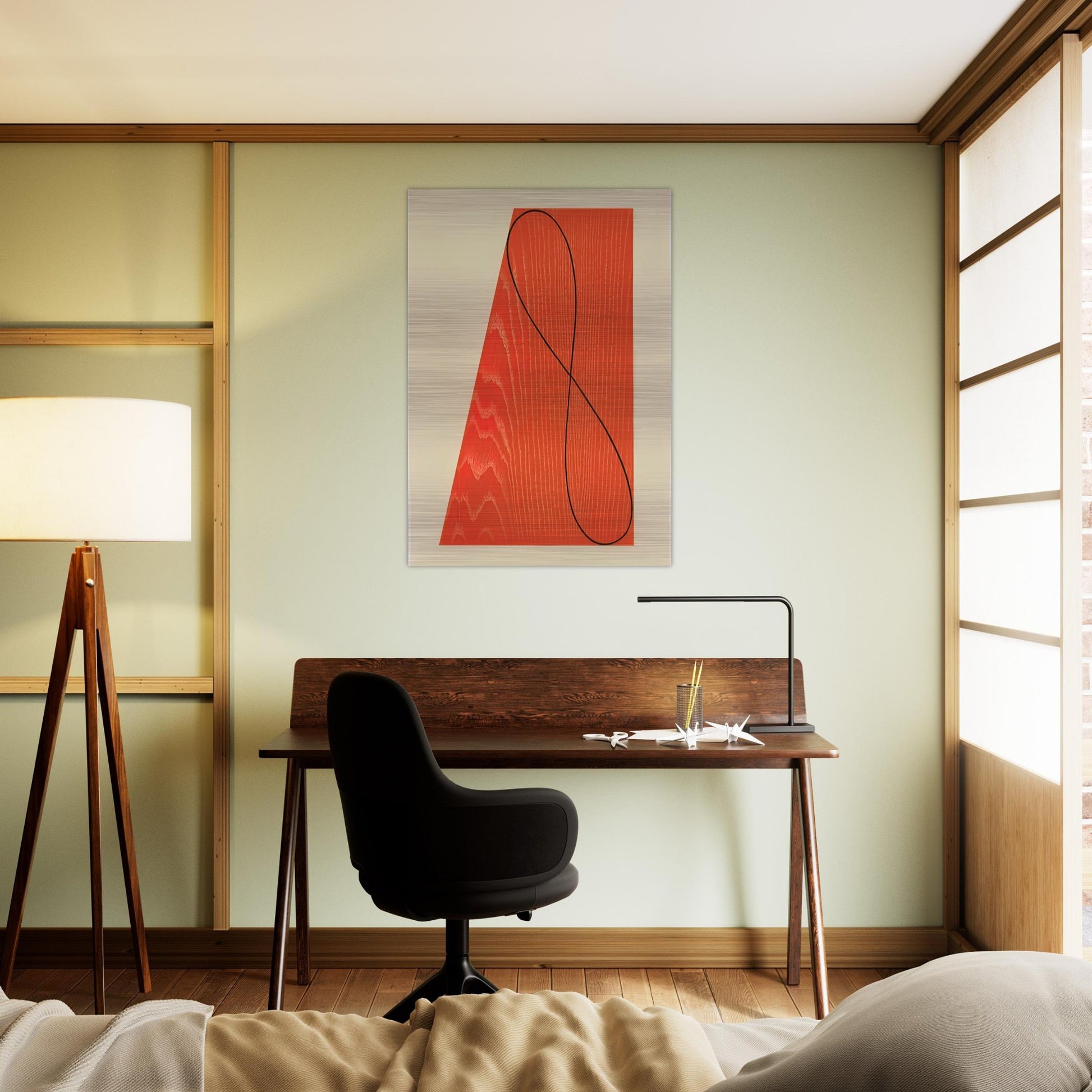 UNTITLED FROM SKOWHEGAN SUITE 1992 - Robert Mangold Brushed Aluminum Print - 70x100 cm / 28x40 inches | Robert Mangold Aluminum Print | Robert Mangold Prints