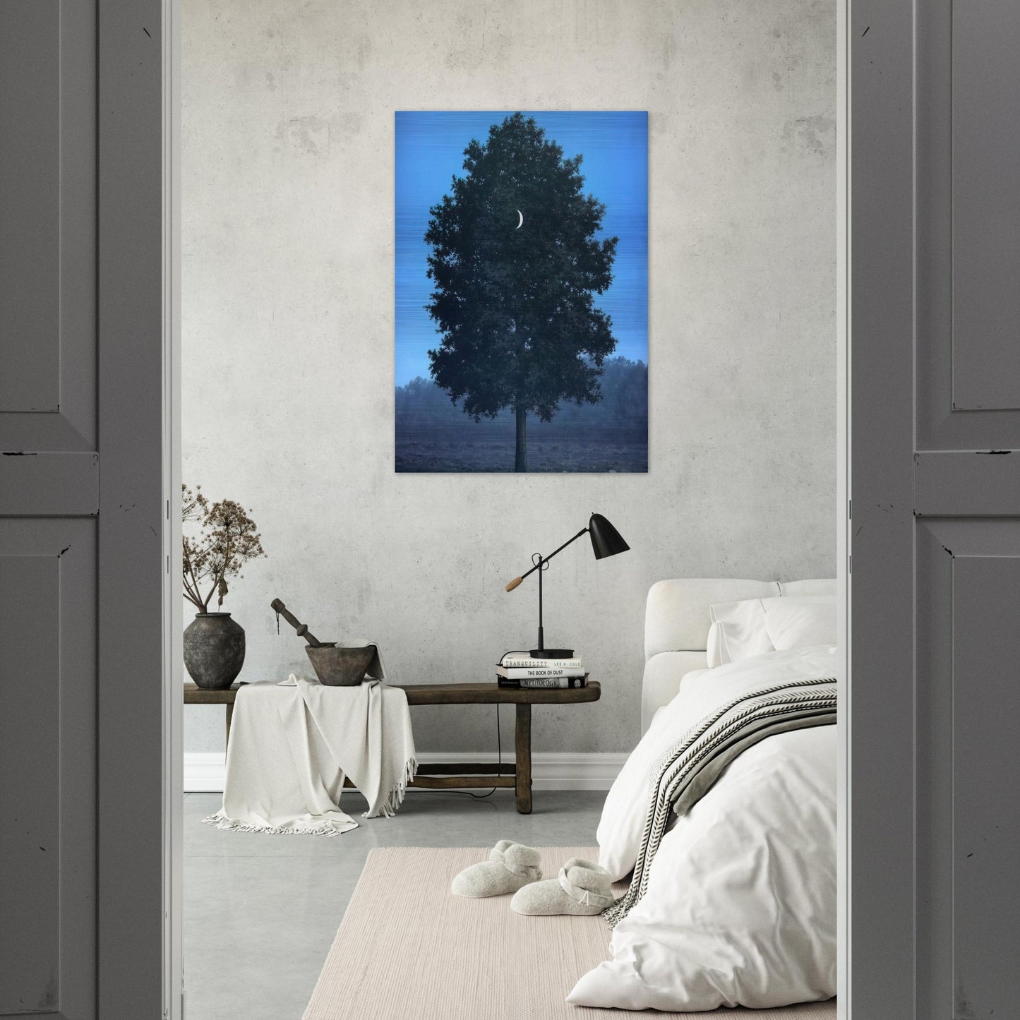 SIXTEENTH OF SEPTEMBER 1956 - Rene Magritte Brushed Aluminum Print - 70x100 cm / 28x40 inches | Rene Magritte Aluminum Print | Rene Magritte Prints