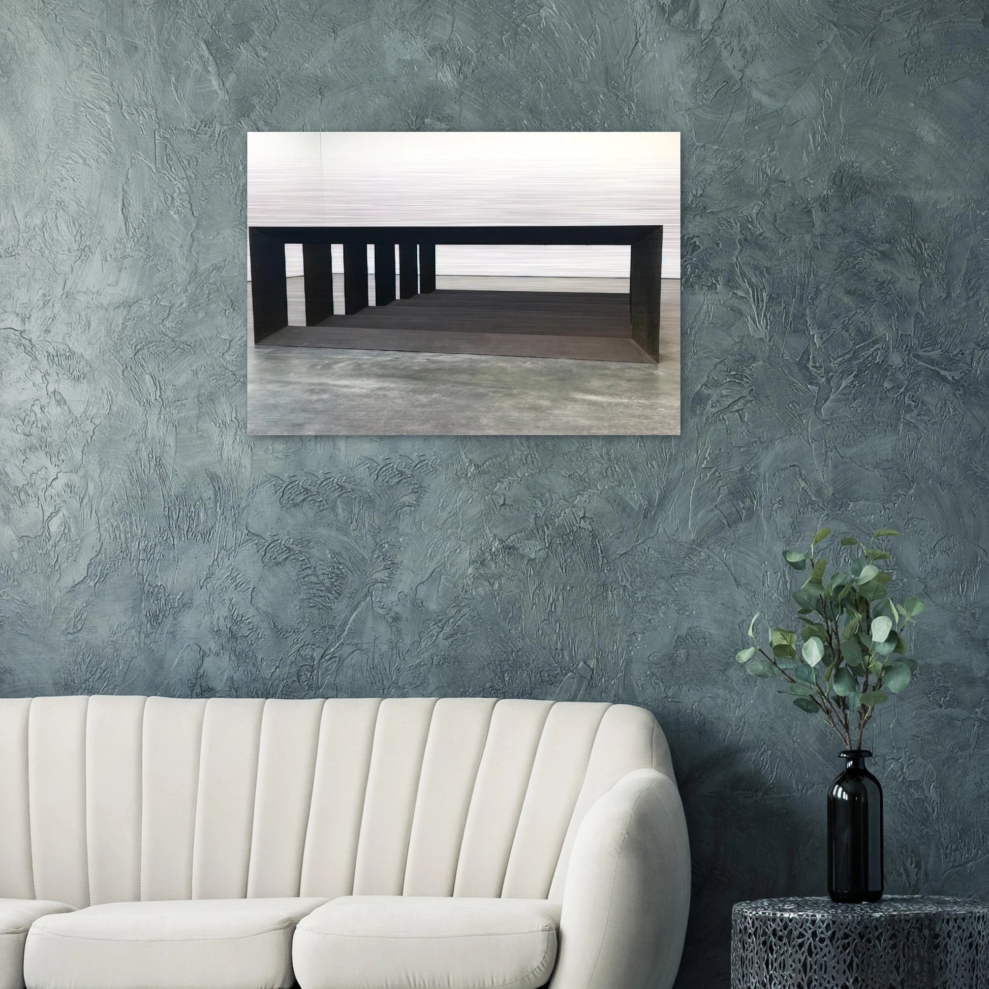 Untitled JUDDO0517 - 1979 - Donald Judd Brushed Aluminum Print - 70x100 cm / 28x40 inches | Donald Judd Aluminum Print | Donald Judd Prints