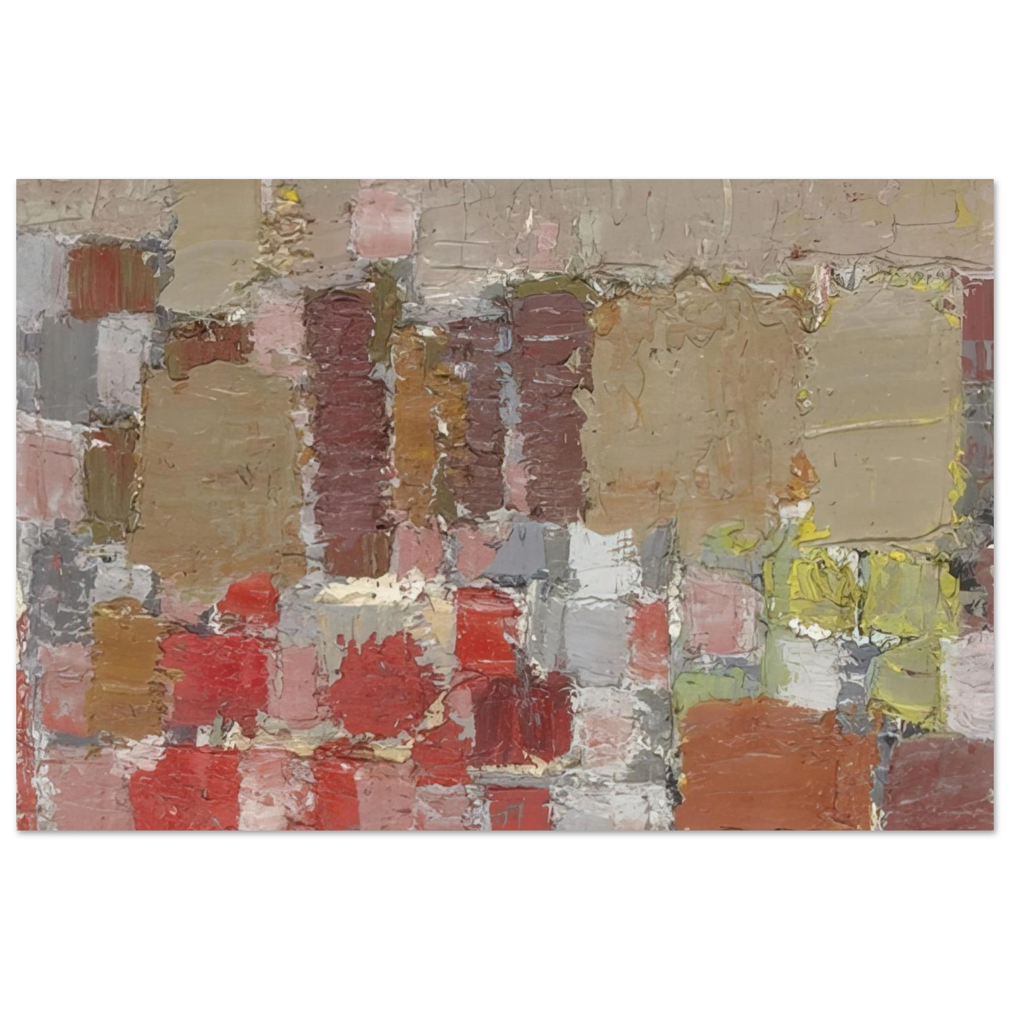 Nicolas de Stael - Composition - Art Informel Fine Art Poster