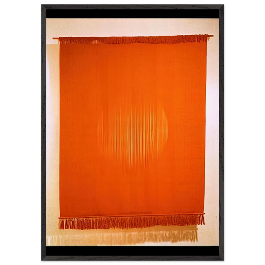 IN FIELDS OF LIGHT 1975 - Lenore Tawney 70x100 cm / 28x40 inches Framed Art Print – Black Wooden Frame