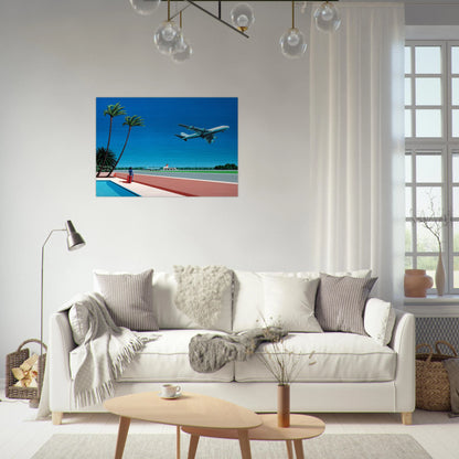 Finest B-R-E-E-Z-E Takeoff - Hiroshi Nagai Brushed Aluminum Print - 70x100 cm / 28x40 inches | Hiroshi Nagai Aluminum Print | Hiroshi Nagai Prints