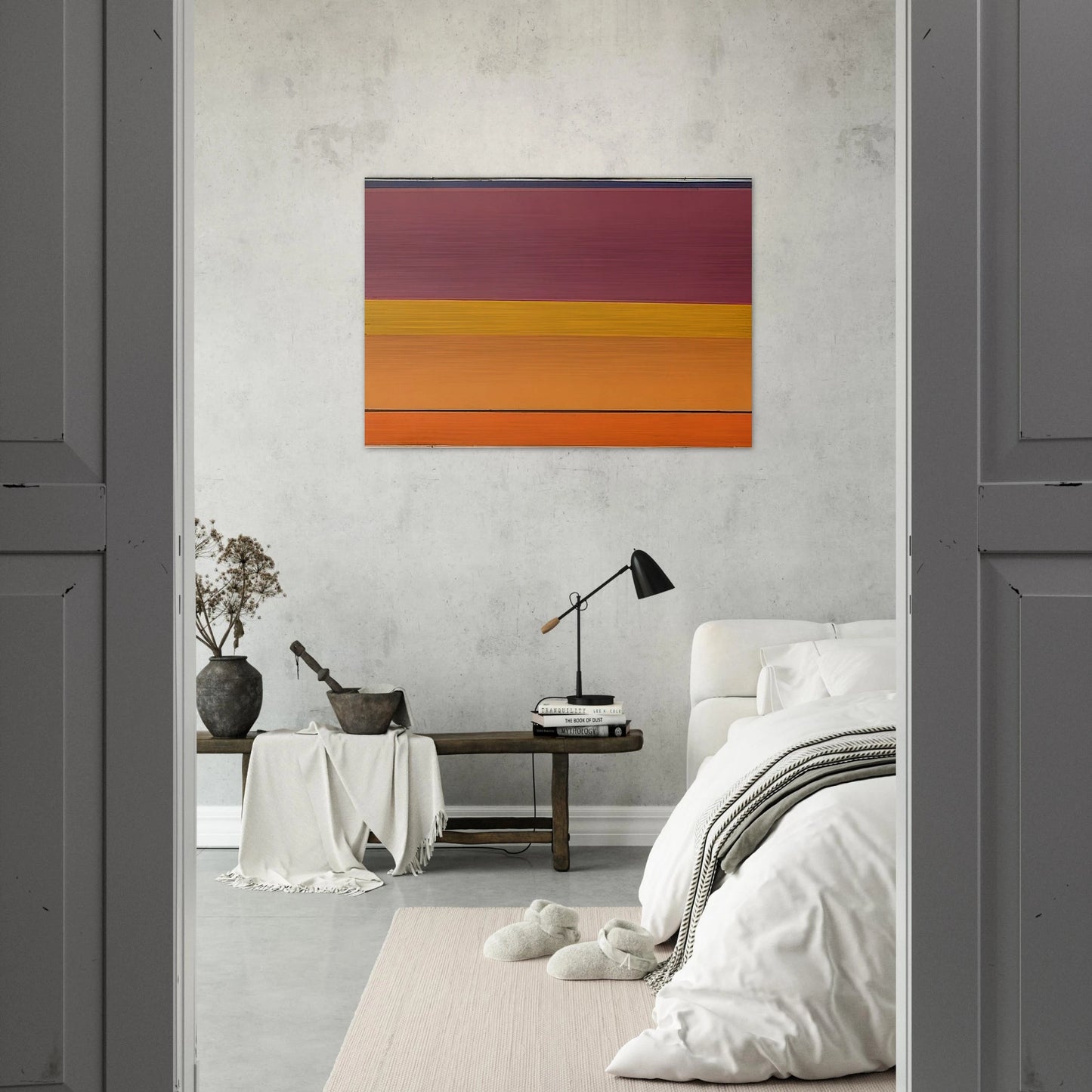 Untitled - 1964 - Larry Zox Brushed Aluminum Print - 70x100 cm / 28x40 inches | Larry Zox Aluminum Print | Larry Zox Prints