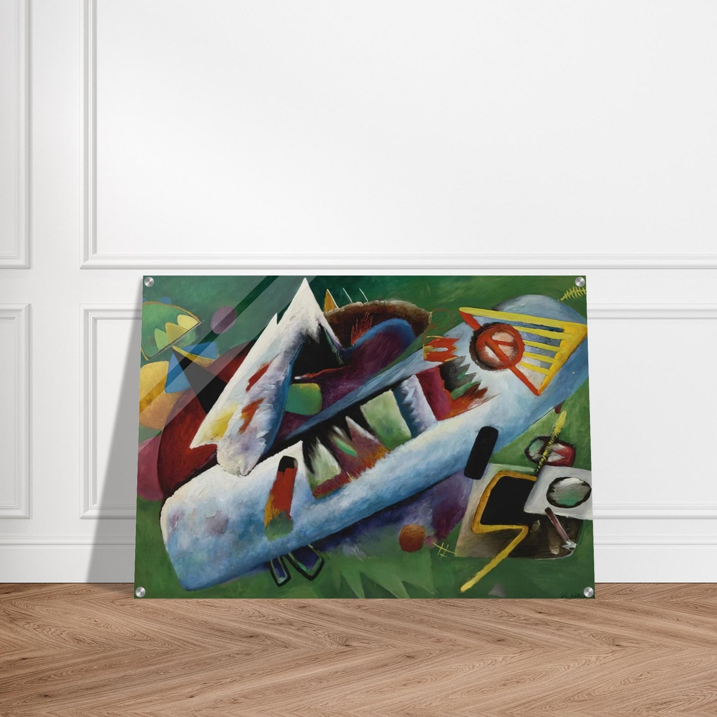 CONCENTRIC 1925 - Rudolf Bauer Acrylic Print - 70x100 cm / 28x40″ inches