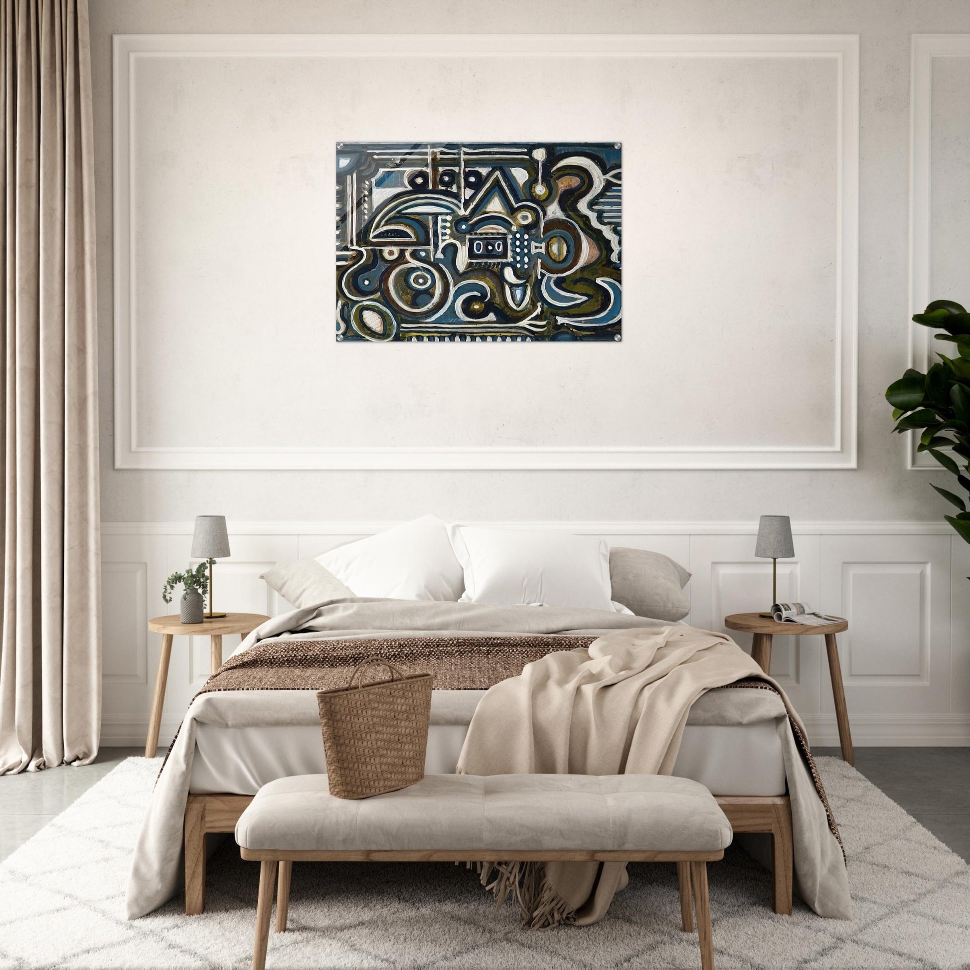 Untitled - 1930 - Richard Pousette-Dart Acrylic Print - 70x100 cm / 28x40″ inches | Richard Pousette-Dart Wall Art | Richard Pousette-Dart Prints