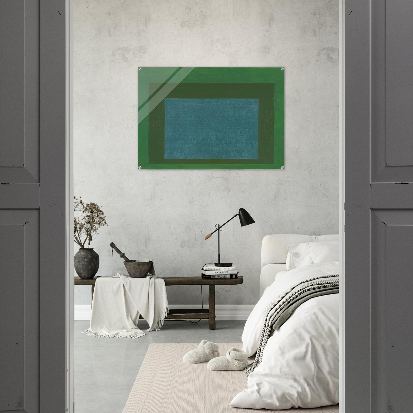 HOMAGE TO THE SQUARE 1963 - Josef Albers Acrylic Print - 70x100 cm / 28x40″ inches | Josef Albers Wall Art | Josef Albers Prints
