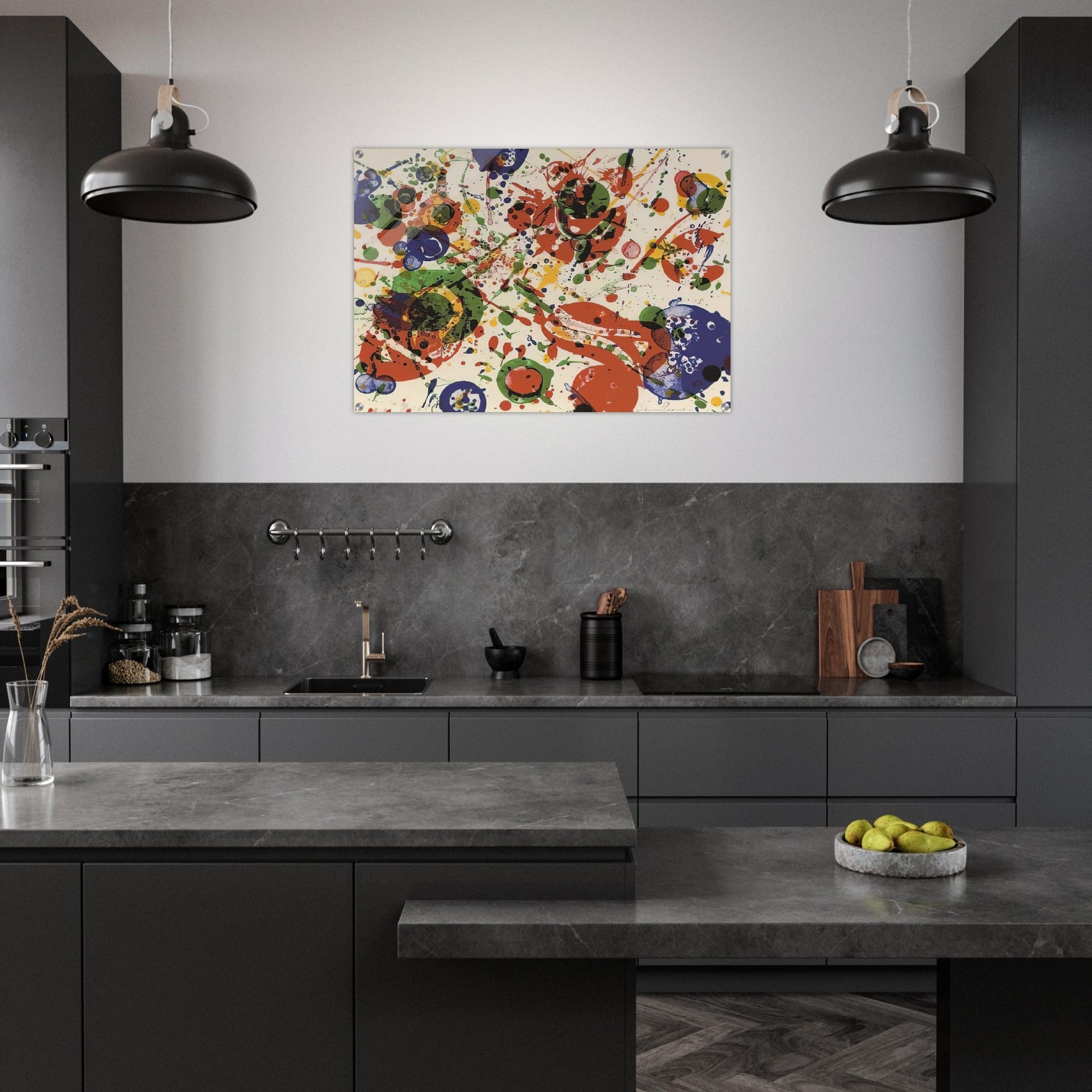 Untitled  from Pasadena Box   Lembark L60  - Sam Francis Acrylic Print - 70x100 cm / 28x40″ inches