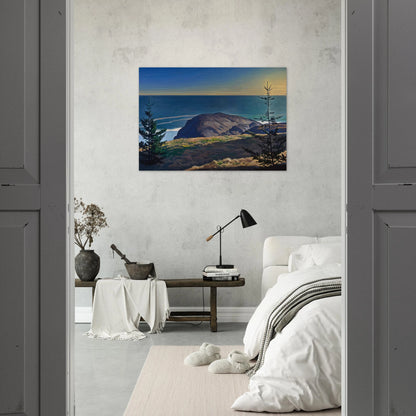 Young Spruces, Maine Coast - Rockwell Kent Brushed Aluminum Print - 70x100 cm / 28x40 inches | Rockwell Kent Aluminum Print | Rockwell Kent Prints