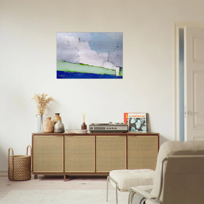 Paysage de Vaucluse No. 3 - 1953 - Nicolas de Stael Brushed Aluminum Print - 70x100 cm / 28x40 inches | Nicolas de Stael Aluminum Print | Nicolas de Stael Prints