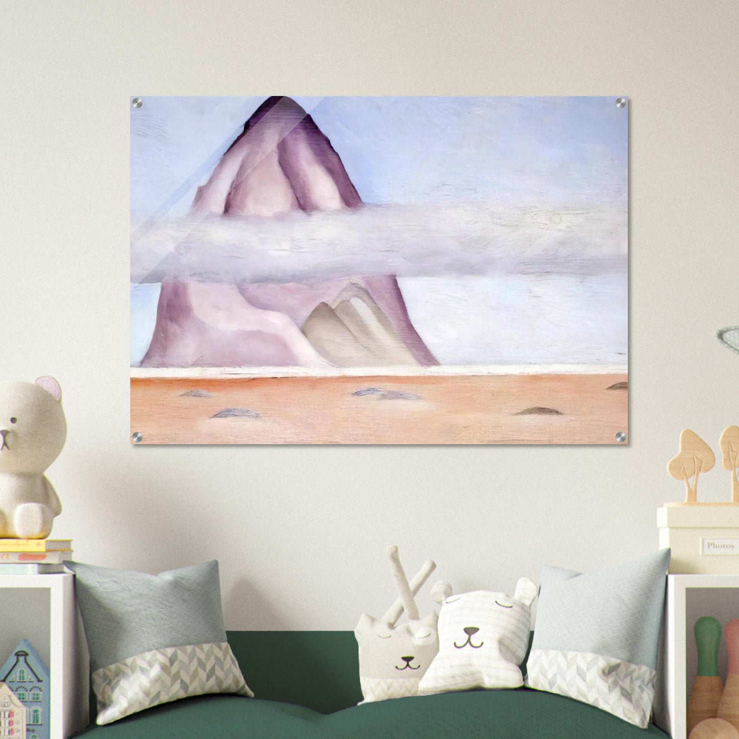 Misty - A Memory - Georgia O'Keeffe Acrylic Print - 70x100 cm / 28x40″ inches