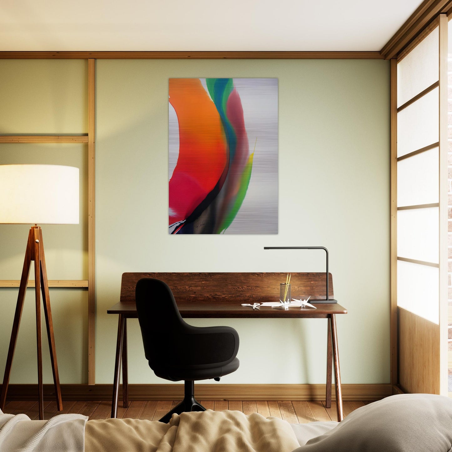 Phenomena Montezuma s Band - Paul Jenkins Brushed Aluminum Print - 70x100 cm / 28x40 inches | Paul Jenkins Aluminum Print | Paul Jenkins Prints