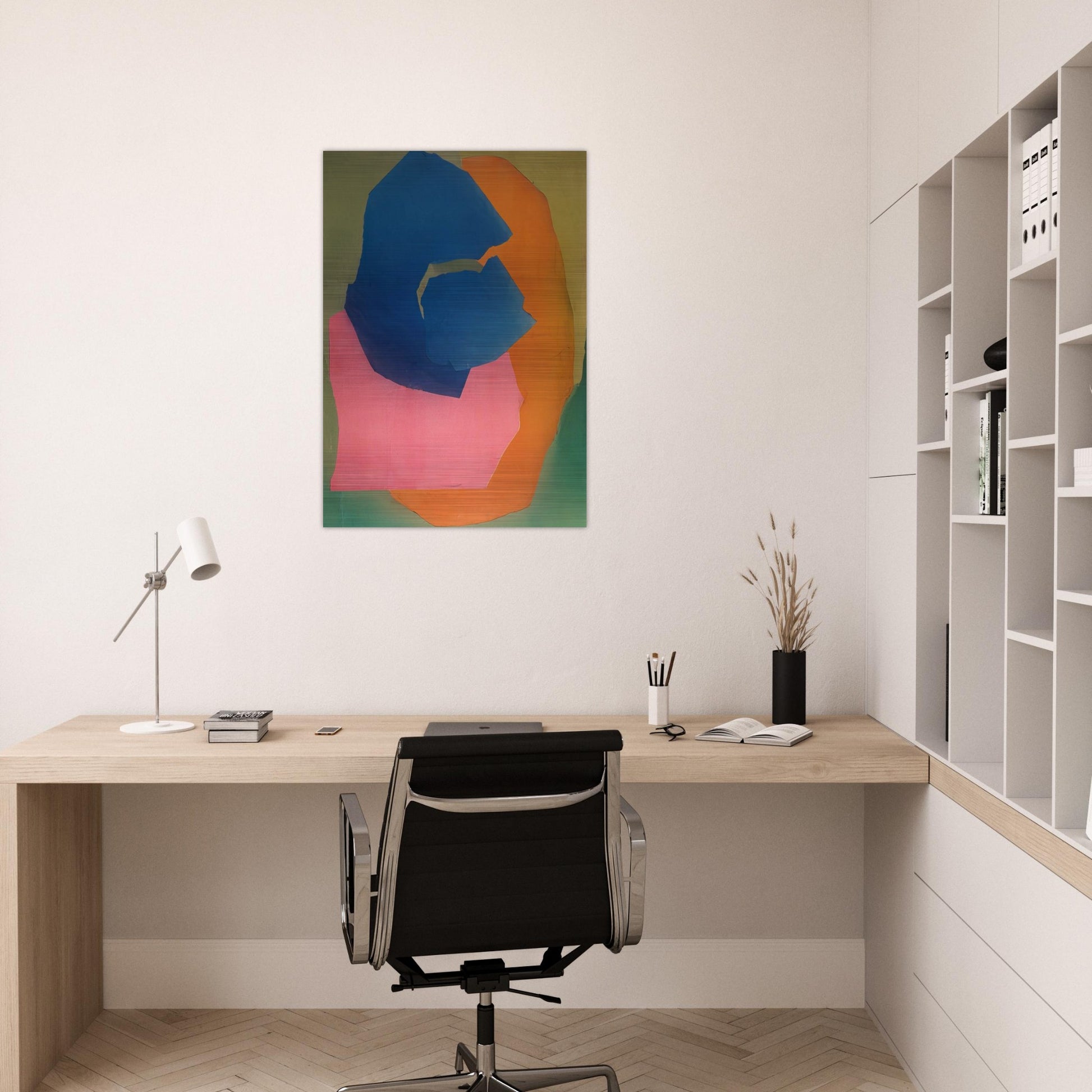 KALANI HAWAII 1969 - Esteban Vicente Brushed Aluminum Print - 70x100 cm / 28x40 inches | Esteban Vicente Aluminum Print | Esteban Vicente Prints