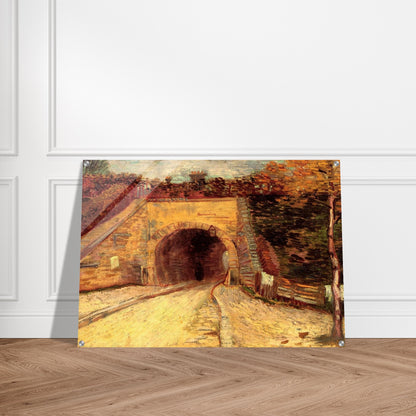 Roadway with Underpass The Viaduct - Vincent van Gogh Acrylic Print - 70x100 cm / 28x40″ inches