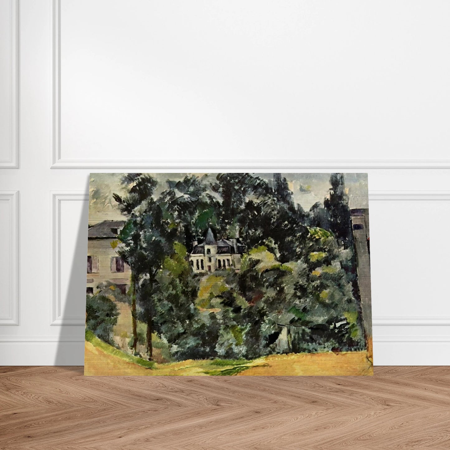 Castle of Marines - Paul Cézanne Brushed Aluminum Print - 70x100 cm / 28x40 inches | Paul Cézanne Aluminum Print | Paul Cézanne Prints