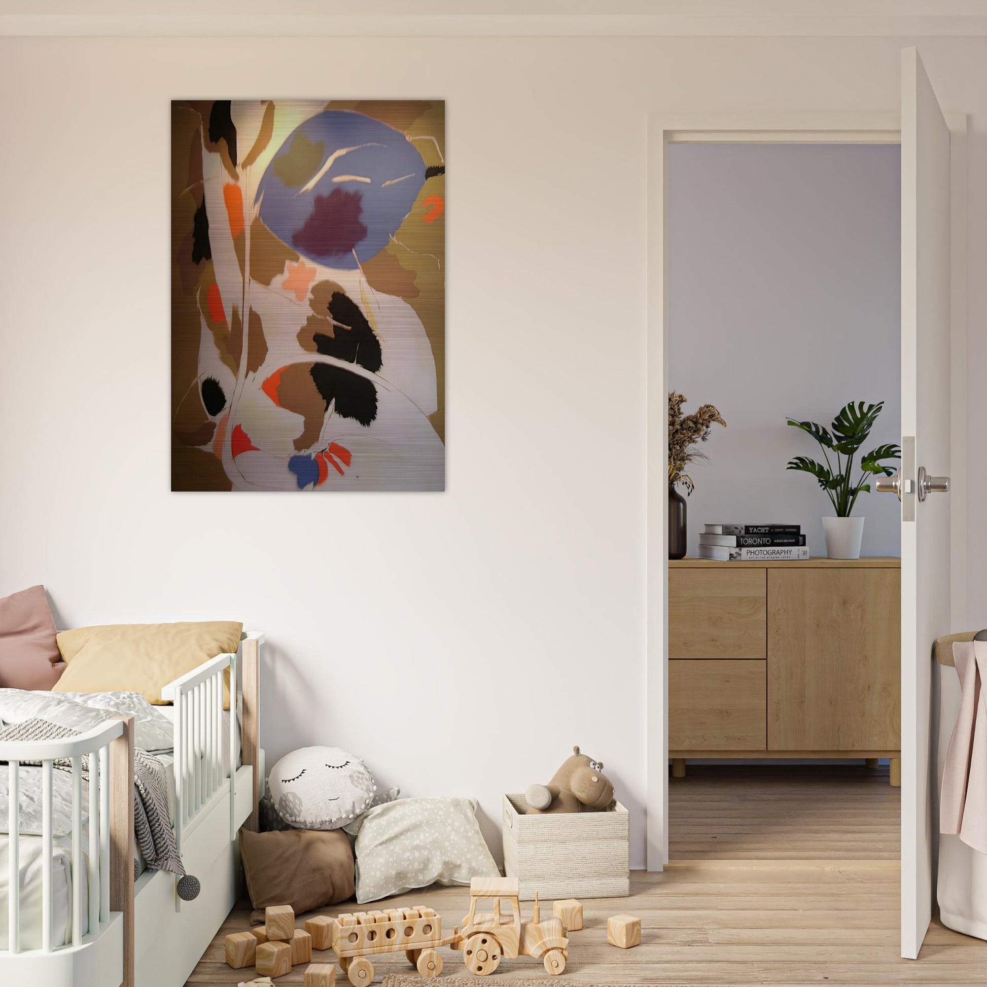 Branches - 1955 - John Ferren Brushed Aluminum Print - 70x100 cm / 28x40 inches | John Ferren Aluminum Print | John Ferren Prints