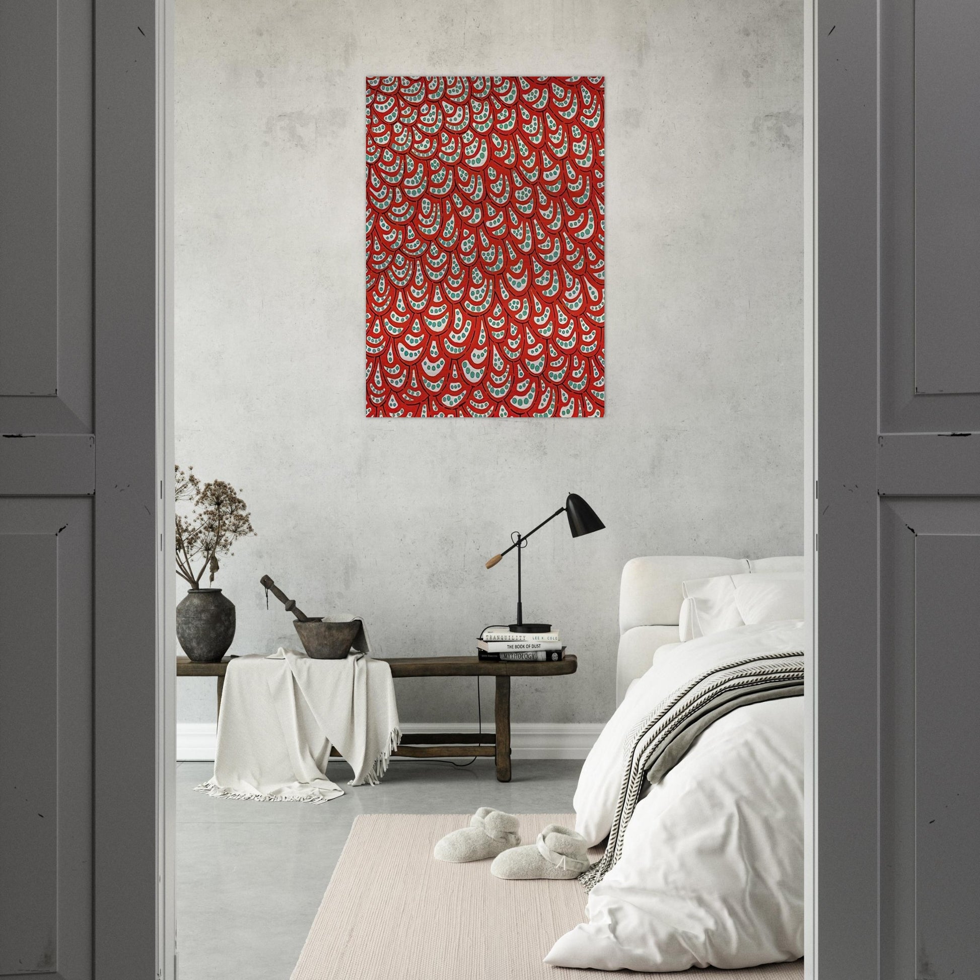 PETALS 1988 - Yayoi Kusama Brushed Aluminum Print - 70x100 cm / 28x40 inches | Yayoi Kusama Aluminum Print | Yayoi Kusama Prints