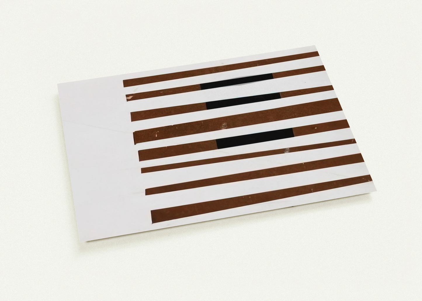 Black, Brown, White By Ellsworth Kelly Pack of 10 Post Cards | Ellsworth Kelly Post Cards | A6 (10.5 x 14.8 cm) - 4.1 x 5.8 inches