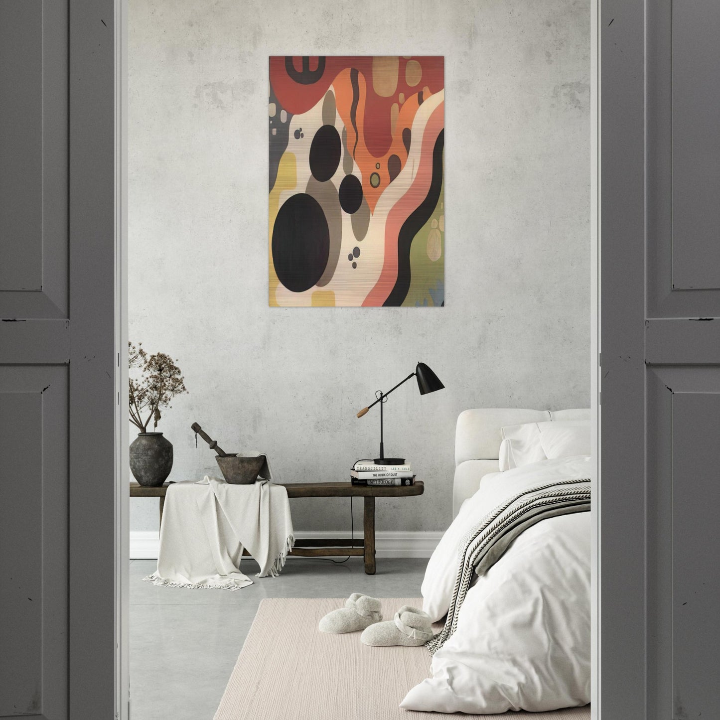 Small table upper surface - 1920 - Julius Evola Brushed Aluminum Print - 70x100 cm / 28x40 inches | Julius Evola Aluminum Print | Julius Evola Prints
