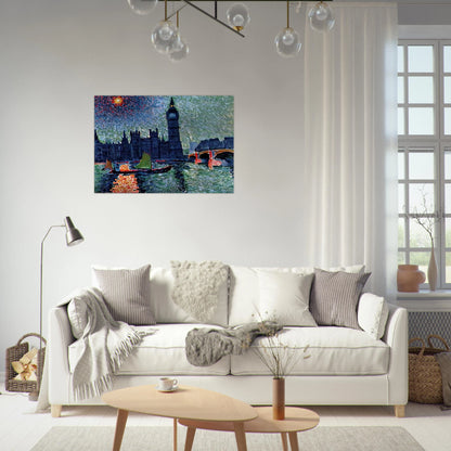 THE PALACE OF WESTMINSTER 1907 - Andre Derain Brushed Aluminum Print - 70x100 cm / 28x40 inches | Andre Derain Aluminum Print | Andre Derain Prints
