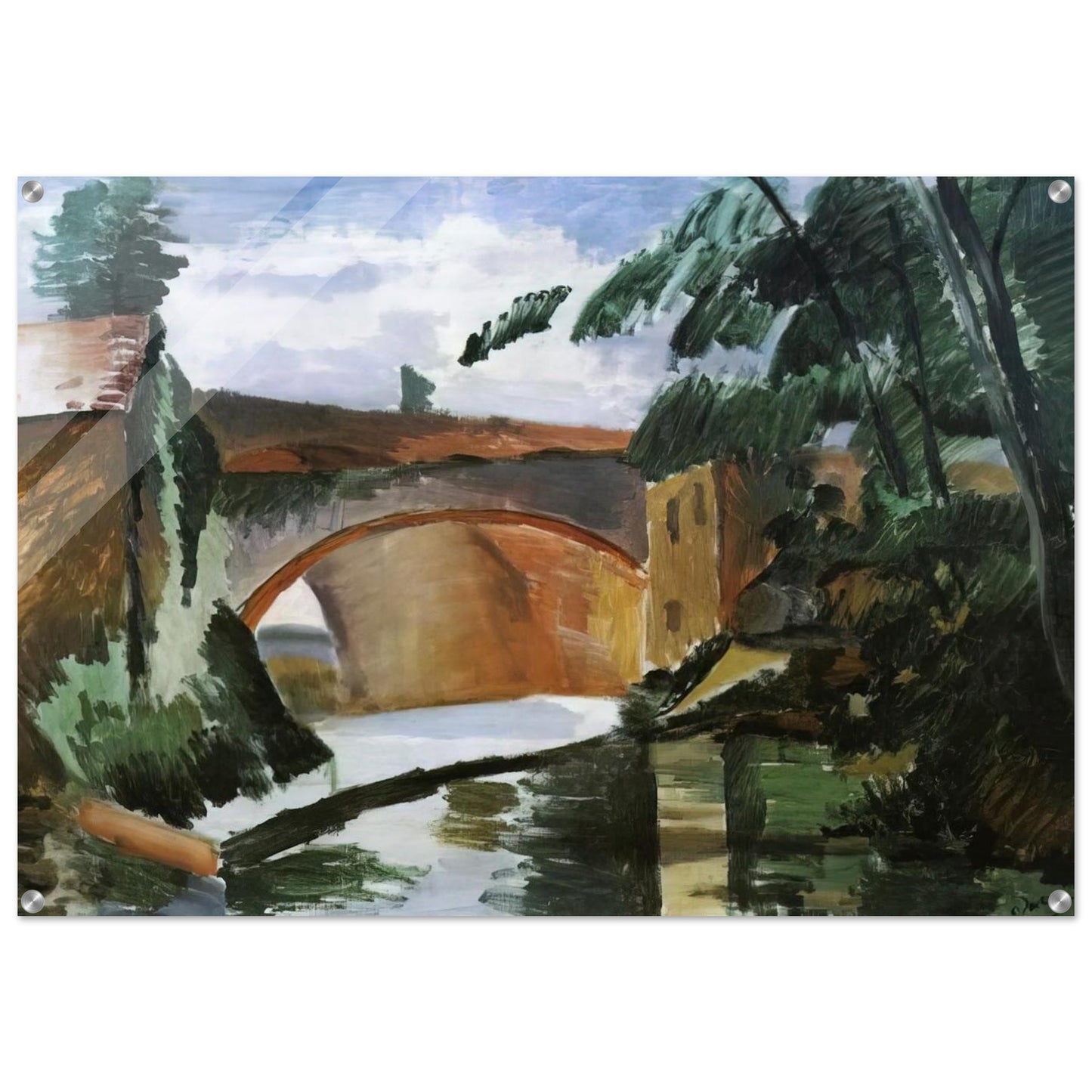 THE RIVER 1912 - Andre Derain Acrylic Print - 70x100 cm / 28x40″ inches | Andre Derain Wall Art | Andre Derain Prints