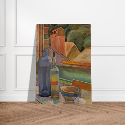 WINDOW STILL LIFE 1915 - Vanessa Bell Brushed Aluminum Print - 70x100 cm / 28x40 inches | Vanessa Bell Aluminum Print | Vanessa Bell Prints