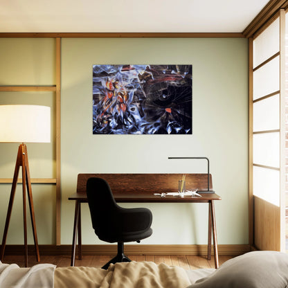 DISASTERS OF MYSTICISM - Roberto Matta Brushed Aluminum Print - 70x100 cm / 28x40 inches | Roberto Matta Aluminum Print | Roberto Matta Prints
