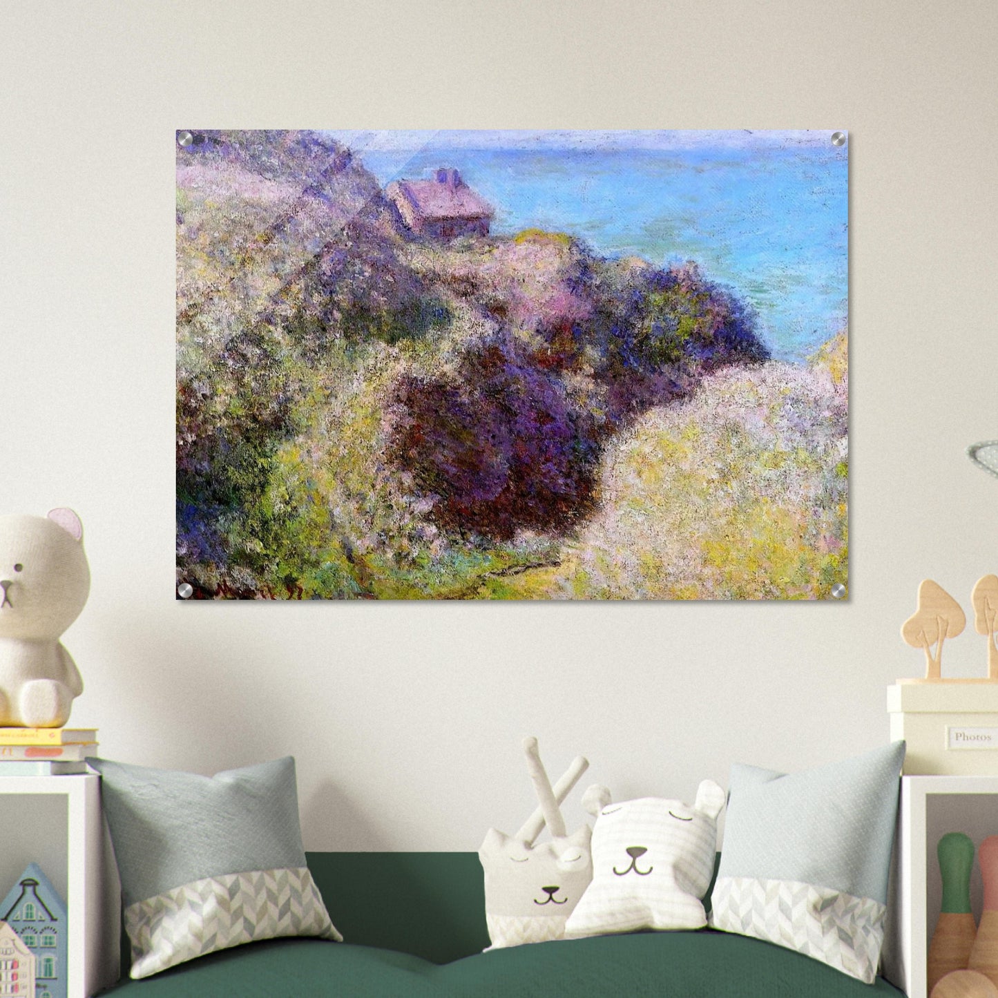 The Gorge at Varengeville, Late Afternoon - claude monet Acrylic Print - 70x100 cm / 28x40″ inches