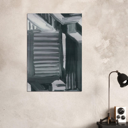 TOWNSCAPE 1968 2 - Gerhard Richter Brushed Aluminum Print - 70x100 cm / 28x40 inches | Gerhard Richter Aluminum Print | Gerhard Richter Prints