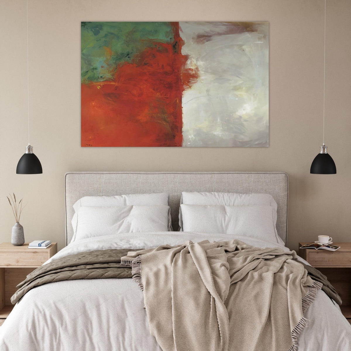 Divide - 1958 - Theodoros Stamos Art Prints - 100x150 cm / 40x60″ inches | Theodoros Stamos Poster | Theodoros Stamos Prints
