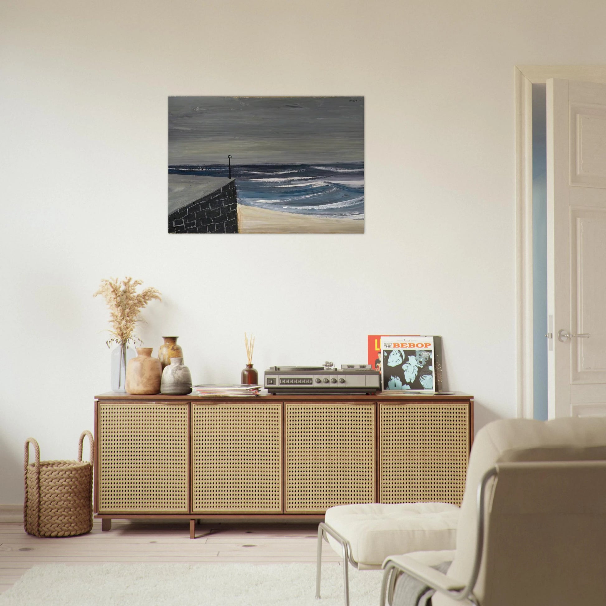Sennen - 1950 - William Scott Brushed Aluminum Print - 70x100 cm / 28x40 inches | William Scott Aluminum Print | William Scott Prints
