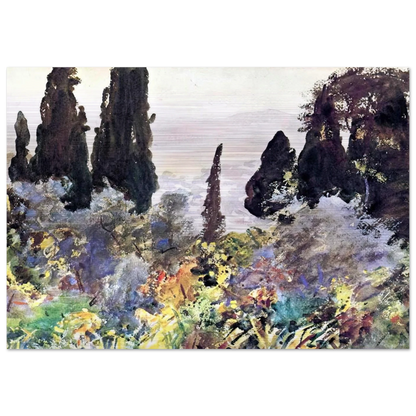 Granada - John Singer Sargent Brushed Aluminum Print - 70x100 cm / 28x40 inches | John Singer Sargent Aluminum Print | John Singer Sargent Prints