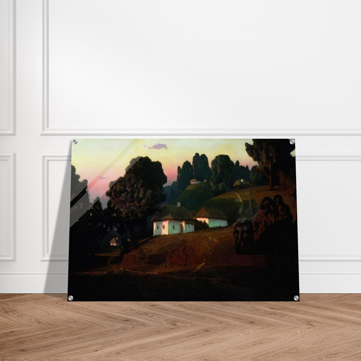 Evening in Ukraine - Arkhyp Kuindzhi Acrylic Print - 70x100 cm / 28x40″ inches