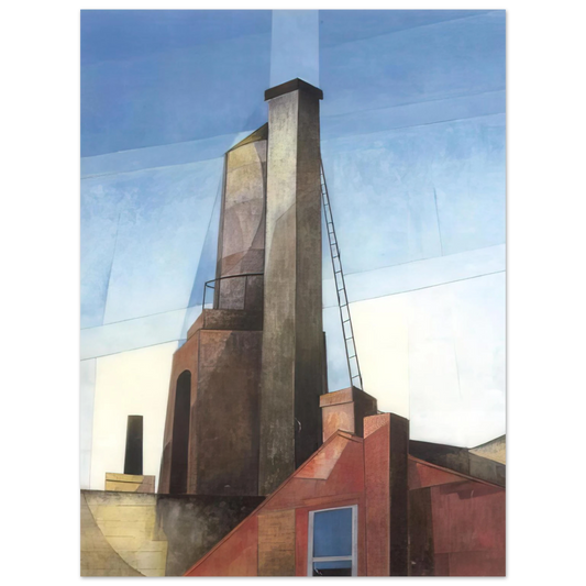 Charles Demuth - Aucassin and Nicolette - 1921  75x100 cm / 30x40inches Fine Art Poster