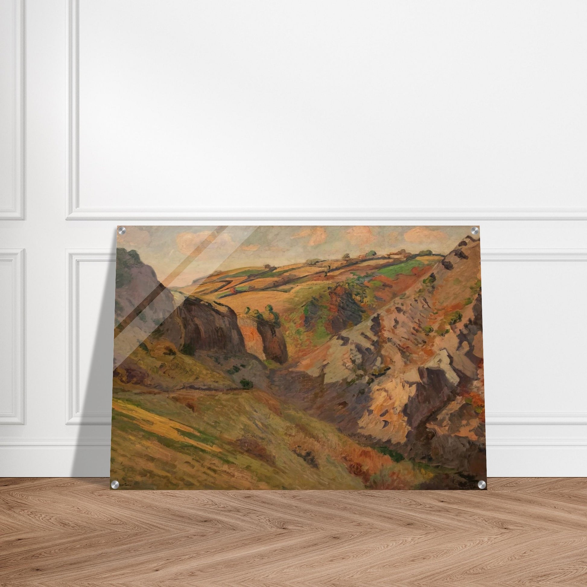 Caves Prunal near Pontgibaud Auvergne - Armand Guillaumin Acrylic Print - 70x100 cm / 28x40″ inches | Armand Guillaumin Wall Art | Armand Guillaumin Prints