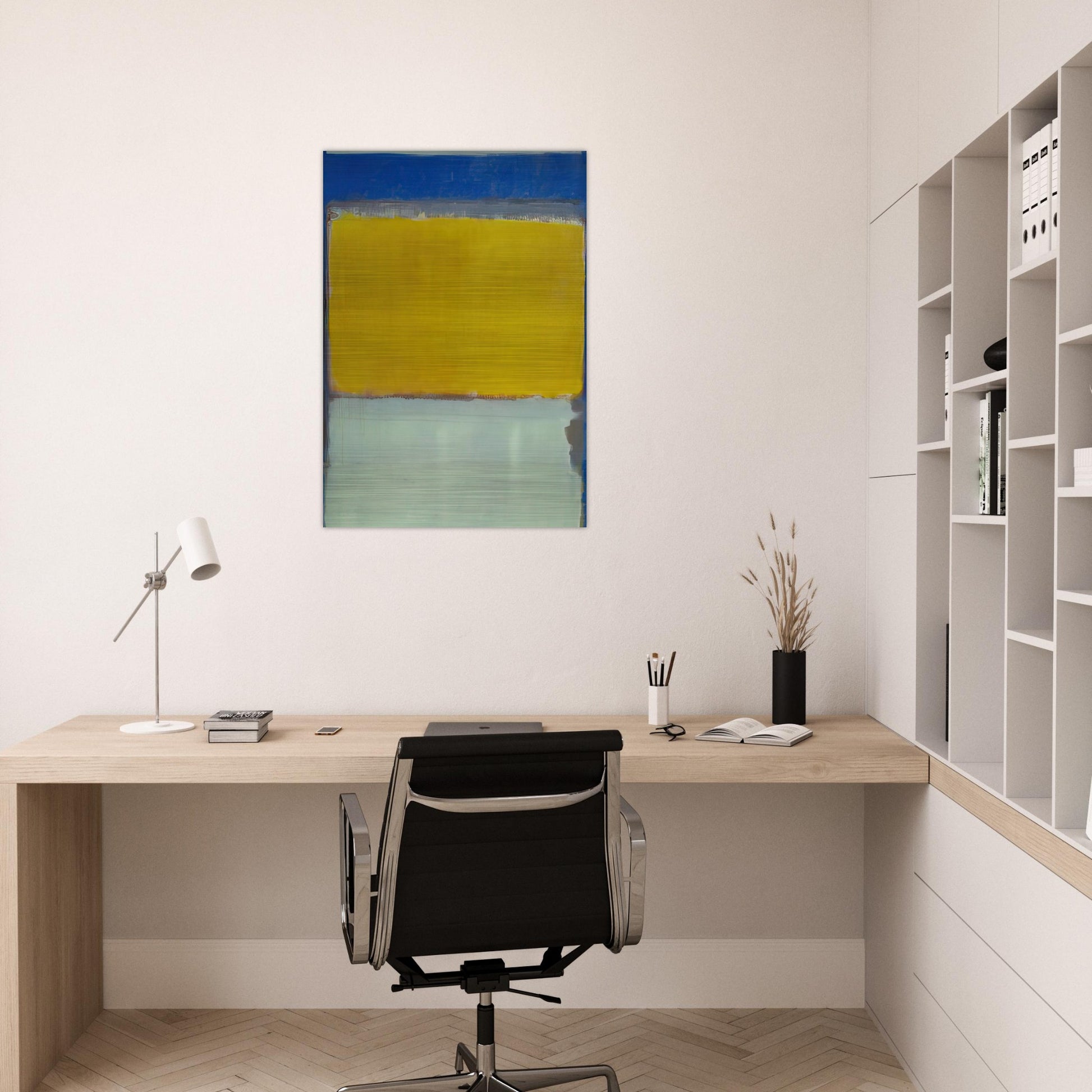 No.10 - 1950 - Mark Rothko Brushed Aluminum Print - 70x100 cm / 28x40 inches | Mark Rothko Aluminum Print | Mark Rothko Prints