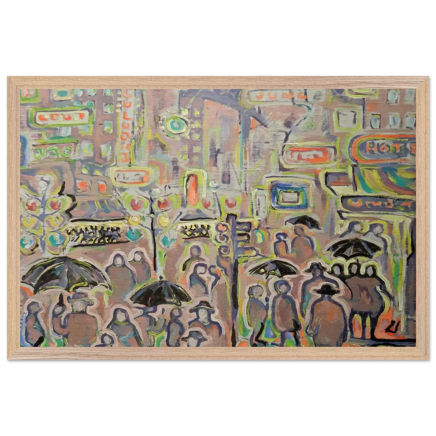 Walter Inglis Anderson - Walter Anderson Wall art - 45x60 cm / 18x24 inches - Premium Wooden Framed Poster With Fine Art Paper - Wood frame