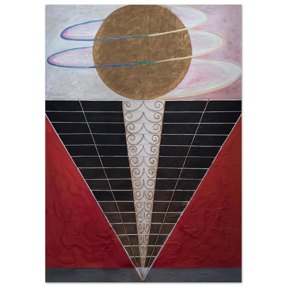 Hilma af Klint - ALTARPIECE NO 2 1915 Wall art - 30x40 cm / 12x16 inches - Fine Art Poster-canvas - -