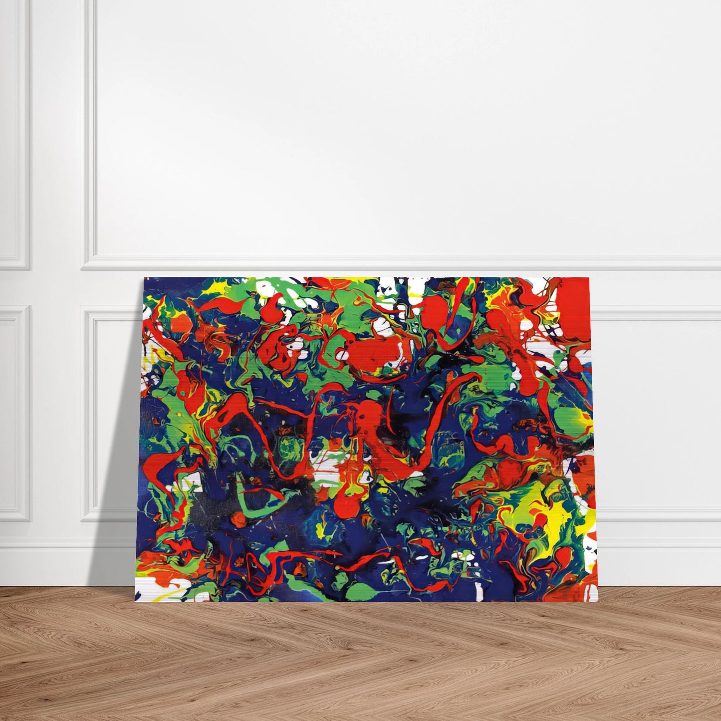 Untitled  SFP94-57  SFF 1731  - Sam Francis Brushed Aluminum Print - 70x100 cm / 28x40 inches | Sam Francis Aluminum Print | Sam Francis Prints