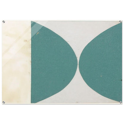 Green Curves from the series Line Form Color - Ellsworth Kelly Acrylic Print - 70x100 cm / 28x40″ inches