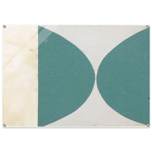 Green Curves from the series Line Form Color - Ellsworth Kelly Acrylic Print - 70x100 cm / 28x40″ inches