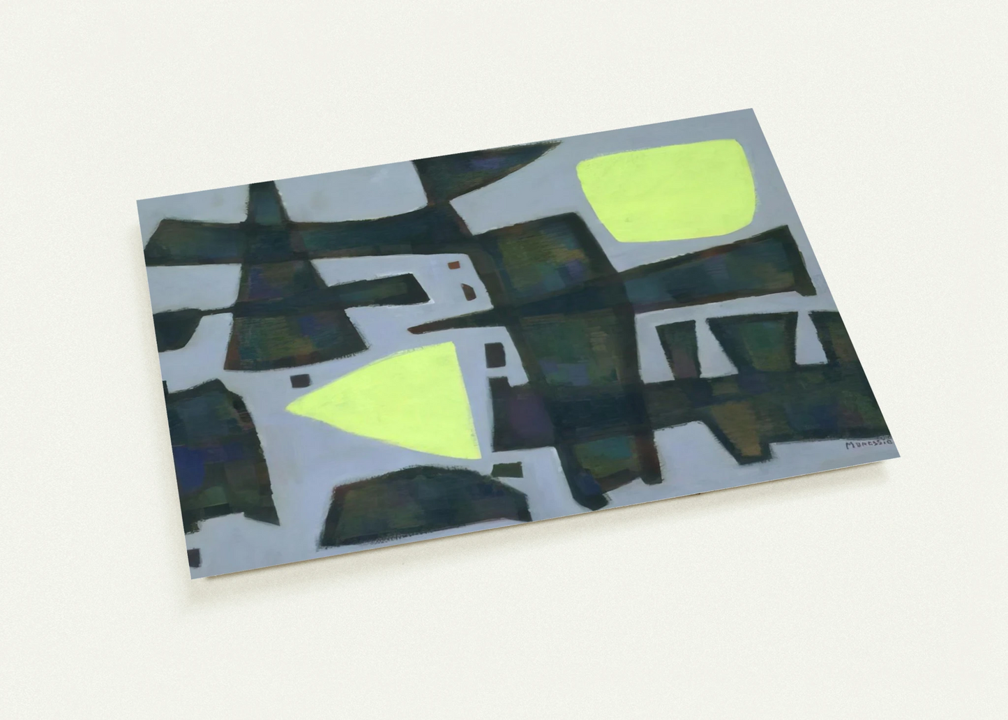 -12° - 1956 By Alfred Manessier Pack of 10 Post Cards | Alfred Manessier Post Cards | A6 (10.5 x 14.8 cm) - 4.1 x 5.8 inches