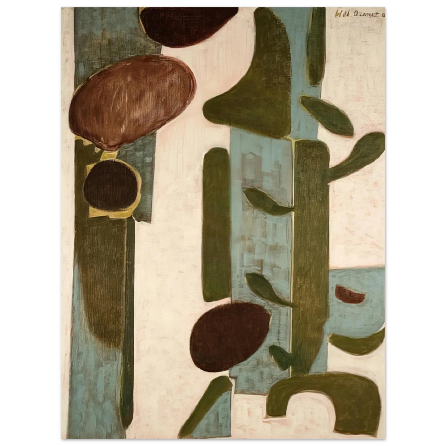 Will Barnet - Call It Winter - 2003 United States  75x100 cm / 30x40inches Fine Art Poster