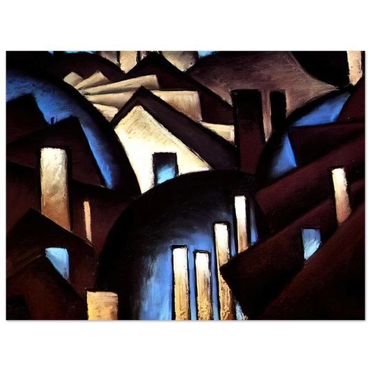 Arthur Dove - Nature Symbolized or Reefs - 1924  75x100 cm / 30x40inches Fine Art Poster
