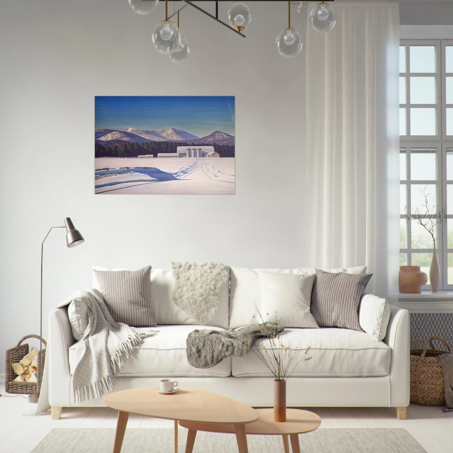 Road to Asgaard   Adirondack - Rockwell Kent Brushed Aluminum Print - 70x100 cm / 28x40 inches | Rockwell Kent Aluminum Print | Rockwell Kent Prints