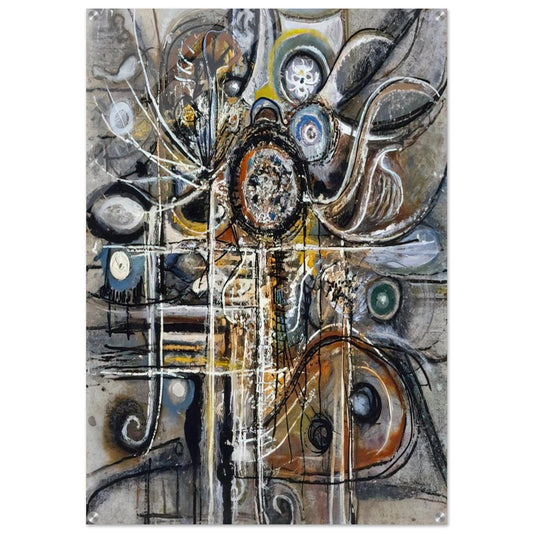 The Center - 1943 - Richard Pousette-Dart Acrylic Print - 70x100 cm / 28x40″ inches | Richard Pousette-Dart Wall Art | Richard Pousette-Dart Prints