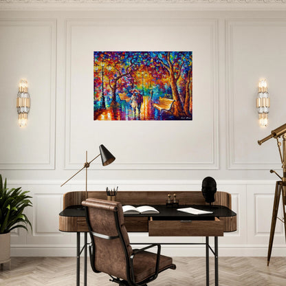 Leonid Afremov - Leonid Afremov Brushed Aluminum Print - 70x100 cm / 28x40 inches | Leonid Afremov Aluminum Print | Leonid Afremov Prints