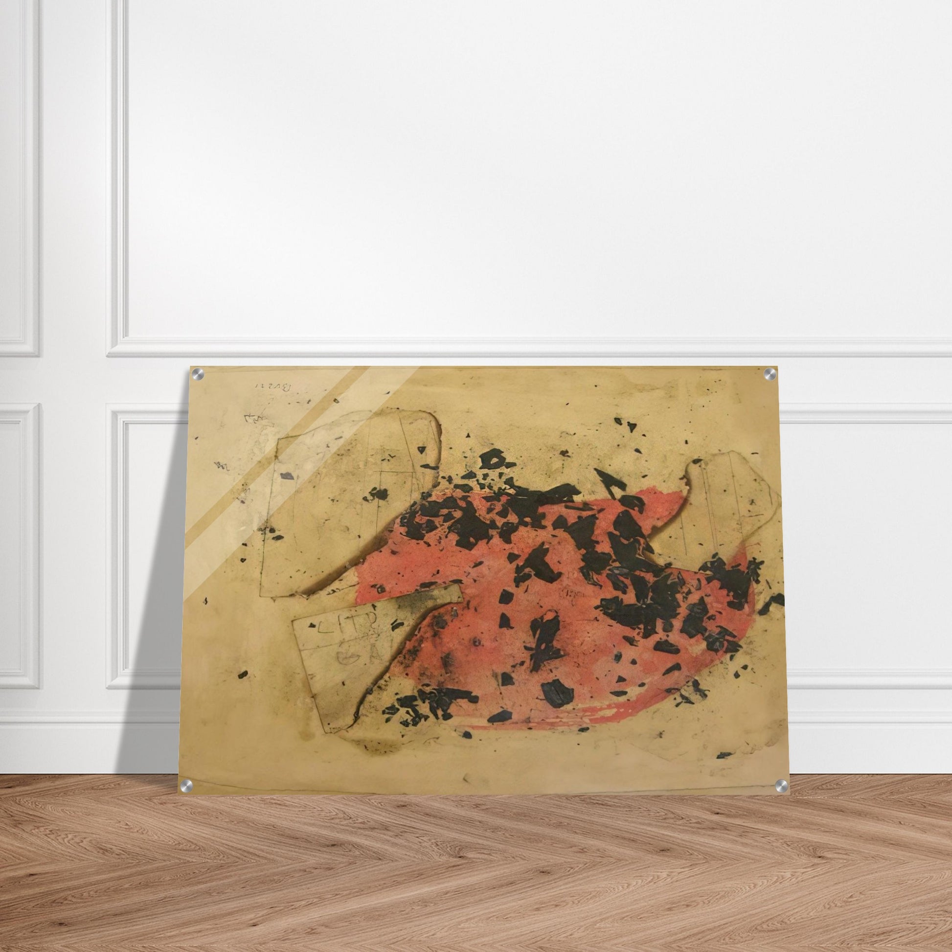 Combustione - 1957 - Alberto Burri Acrylic Print - 70x100 cm / 28x40″ inches | Alberto Burri Wall Art | Alberto Burri Prints